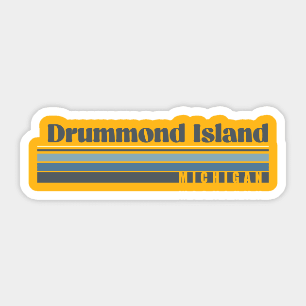 Drummond Island Sticker by Drafted Offroad